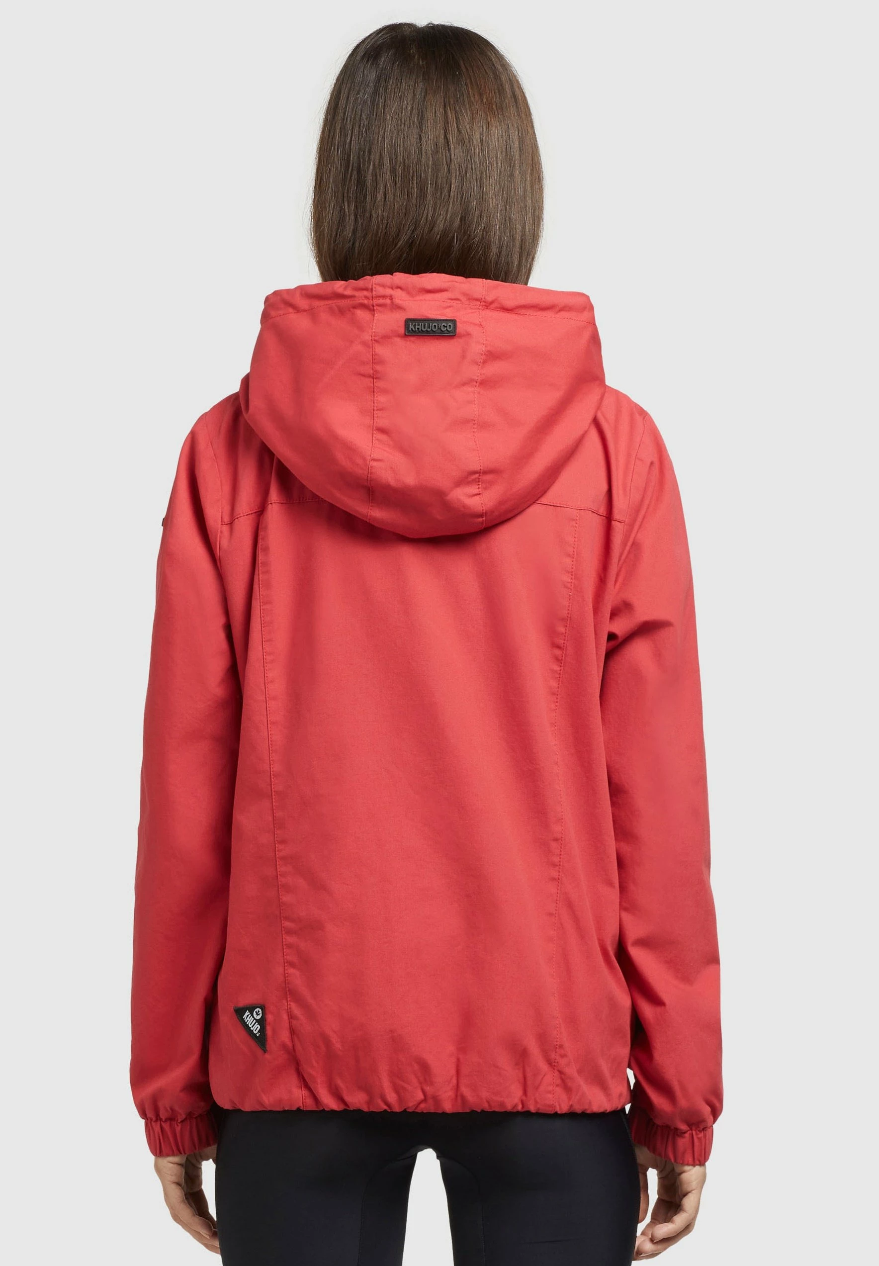 Khujo Rolava - Chaqueta Fina para Mujer - Color Rojo 5 Khujo Rolava - Chaqueta Fina para Mujer - Color Rojo - Imagen 3