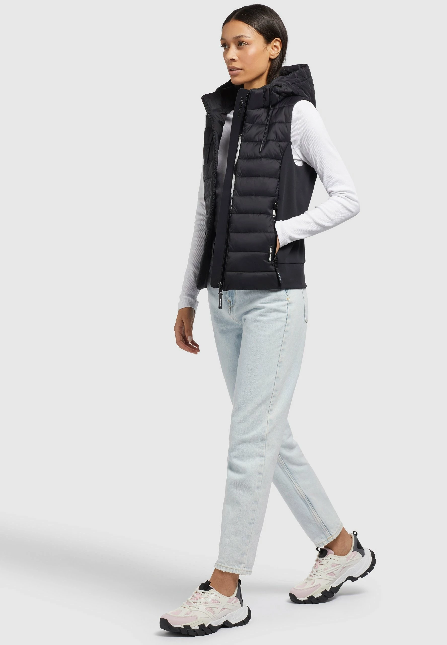 Khujo Fabia Matt - Chaleco - Schwarz 4 Khujo Fabia Matt - Chaleco - Schwarz - Imagen 2