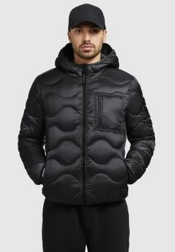 Khujo Remo - Chaqueta De Entretiempo para Hombre - Schwarz