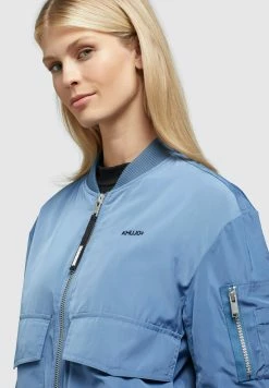 Khujo Nova - Chaqueta Bomber Mujer Azul | Estilo Moderno y Cómodo -Khujo Ventas c30a143329c34281937d877bd1ec9171