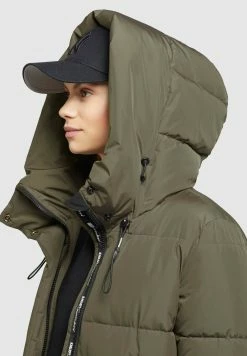 Khujo Soulani2 - Abrigo De Invierno Mujer, Khaki Grün | Abrigos de Invierno Elegantes -Khujo Ventas c684facb7c084758838f00abae947f44
