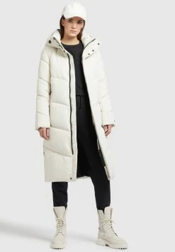 Khujo Torino 3 - Abrigo De Invierno para Mujer - Blanco | Abrigos de Invierno Elegantes -Khujo Ventas c743c6f9d95a403a8d6febbb0e295802
