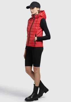 Khujo Fabia Shiny - Chaleco - Rot 13 Khujo Fabia Shiny - Chaleco - Rot -Khujo Ventas c8ca6ad25044456384c462f9276baf72