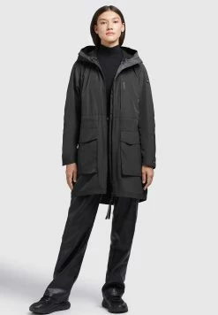 Khujo Mantel Ging - Abrigo Corto - Schwarz -Khujo Ventas cc443689df734a76aab8dbc2ff6d48a5