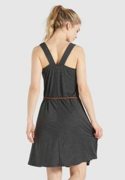 Khujo Padma - Vestido Ligero Mujer Dunkelgrau Meliert - Estilo Cómodo y Moderno 13 Khujo Padma - Vestido Ligero Mujer Dunkelgrau Meliert - Estilo Cómodo y Moderno -Khujo Ventas d11b77ee850b4cbaaa474d59143c2c37