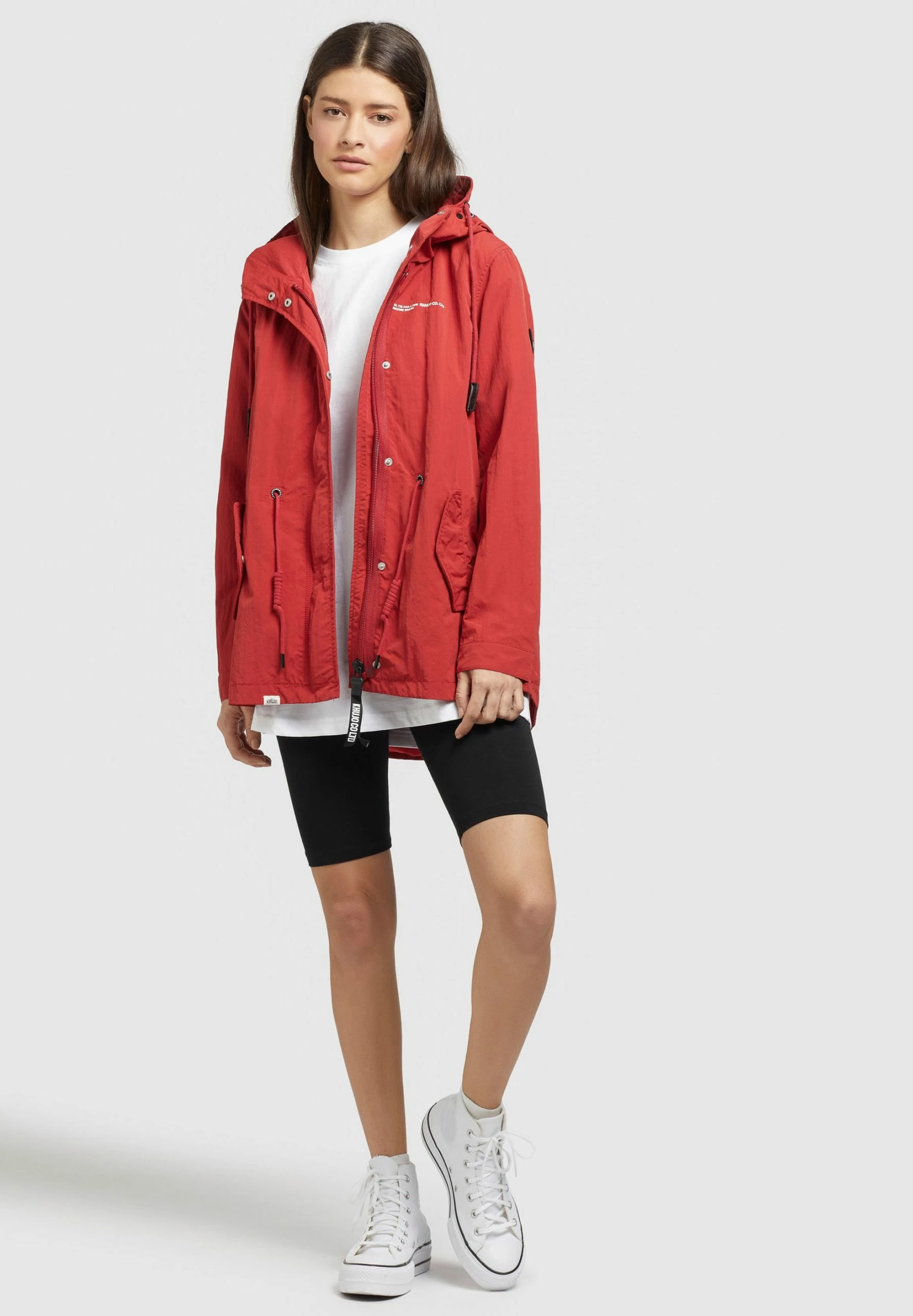 Khujo Caima - Parka - Rot - Abrigo de Mujer 7 Khujo Caima - Parka - Rot - Abrigo de Mujer - Imagen 5