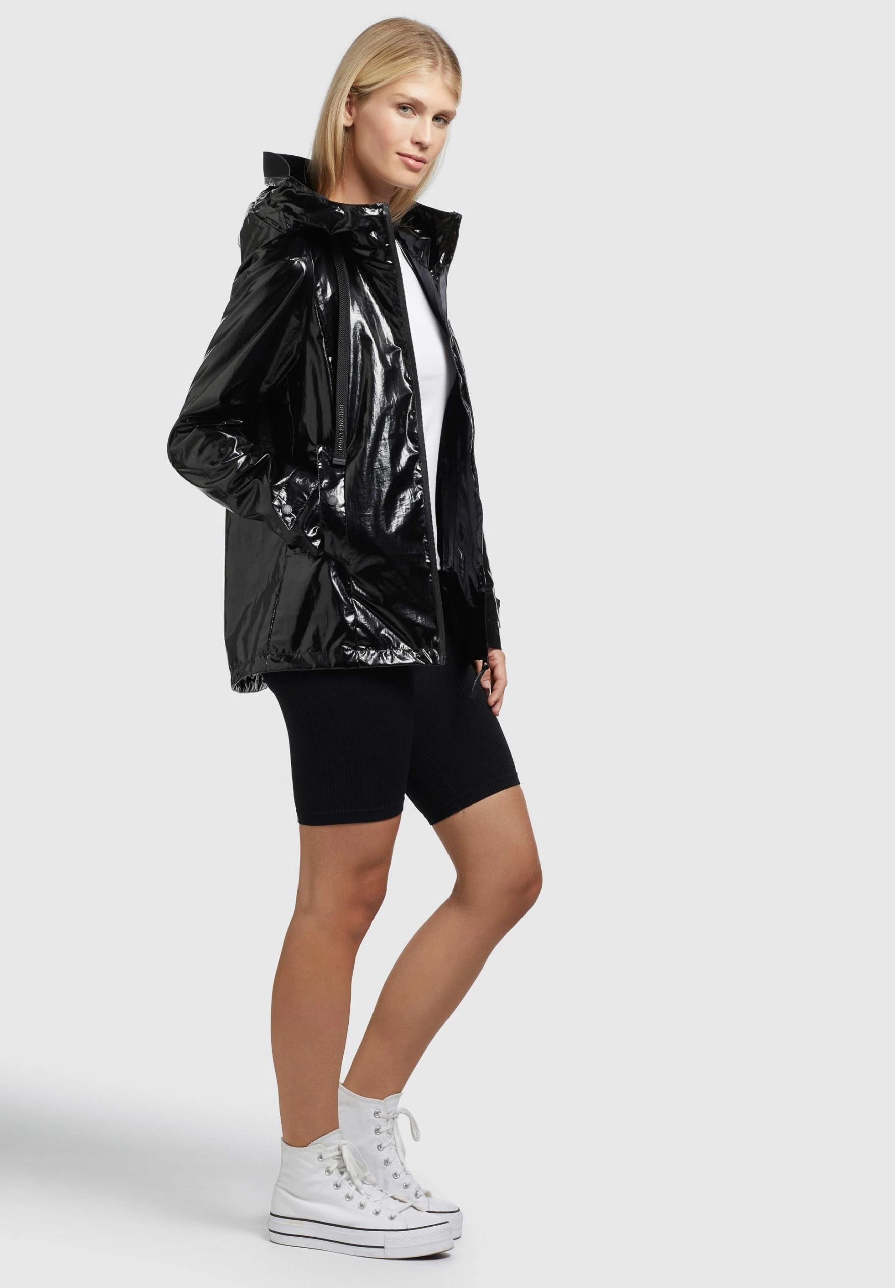 Khujo Somia - Chaqueta De Entretiempo Mujer Schwarz | Elegancia y Comodidad 6 Khujo Somia - Chaqueta De Entretiempo Mujer Schwarz | Elegancia y Comodidad - Imagen 4