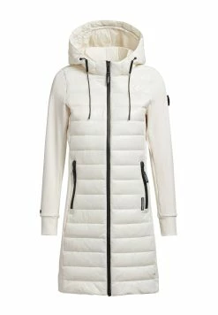 Khujo Ruth Shiny - Abrigo De Invierno Cremeweiß para Mujer | Elegancia y Calidez -Khujo Ventas de1cb30512e14fec9741ee621dbf455a