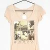 Khujo Camiseta Estampada Beige - Mujer Segunda Mano -Khujo Ventas de339cbc791e4af599b9a57b379ae491