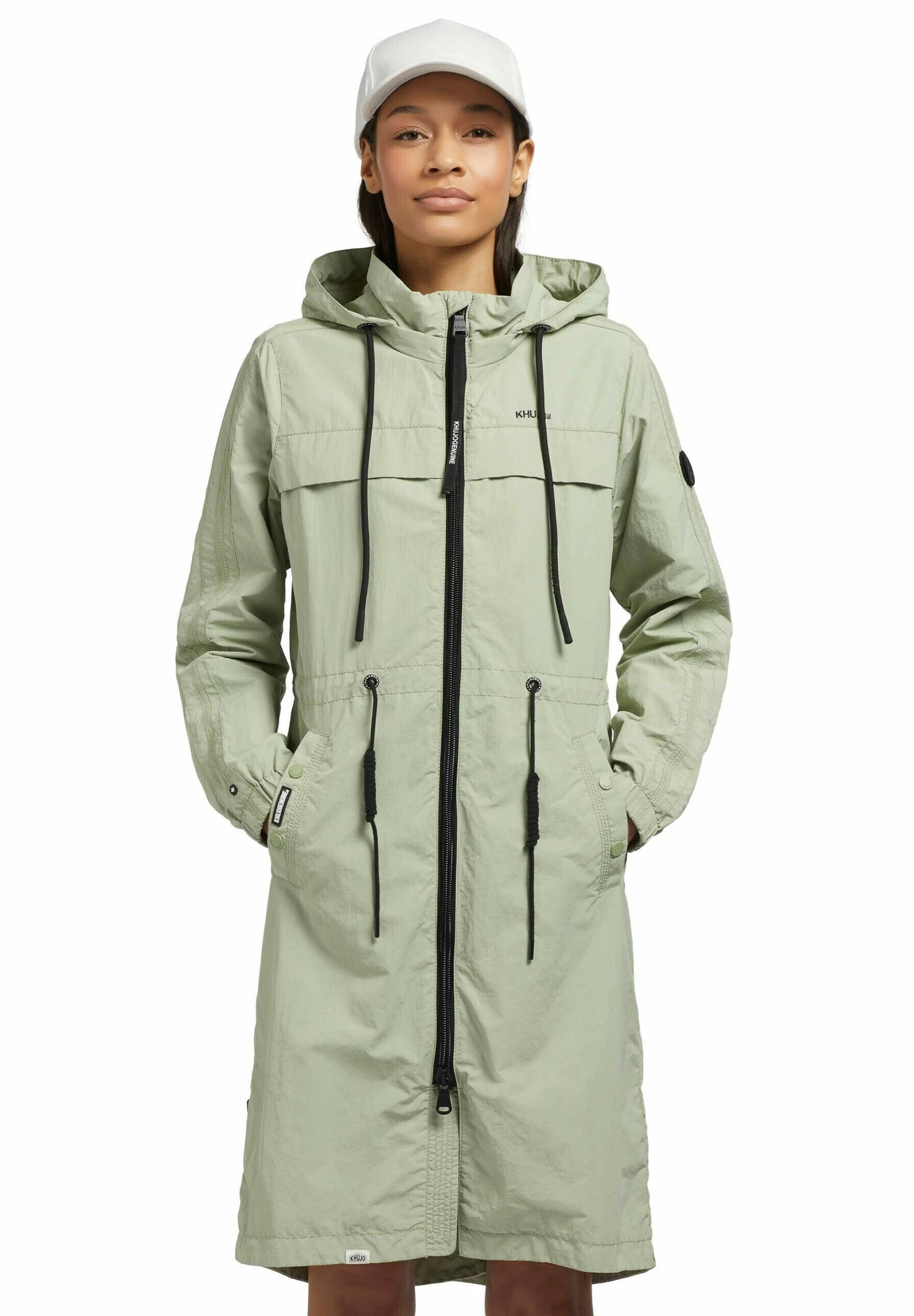 Khujo Mantel Voya3 - Parka Impermeable para Mujer en Blassgrün 10 Khujo Mantel Voya3 - Parka Impermeable para Mujer en Blassgrün - Imagen 8