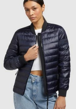 Khujo Maude Shiny - Chaquetas Bomber - Dunkelblau -Khujo Ventas eb1b4c61c0694986ba623536c123a962