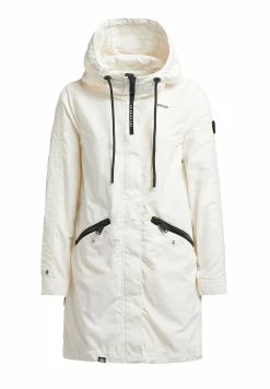Khujo Games - Parka - Naturweiß | Abrigo de Mujer | Estilo Moderno y Cálido -Khujo Ventas f605e04ff2c44280bd66c148a0fdbd36
