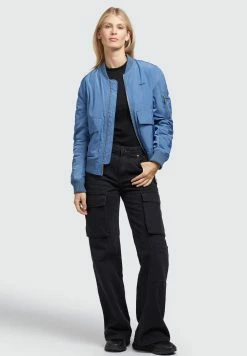 Khujo Nova - Chaqueta Bomber Mujer Azul | Estilo Moderno y Cómodo -Khujo Ventas f6a2208581074631b71ae7ee07e39f1e