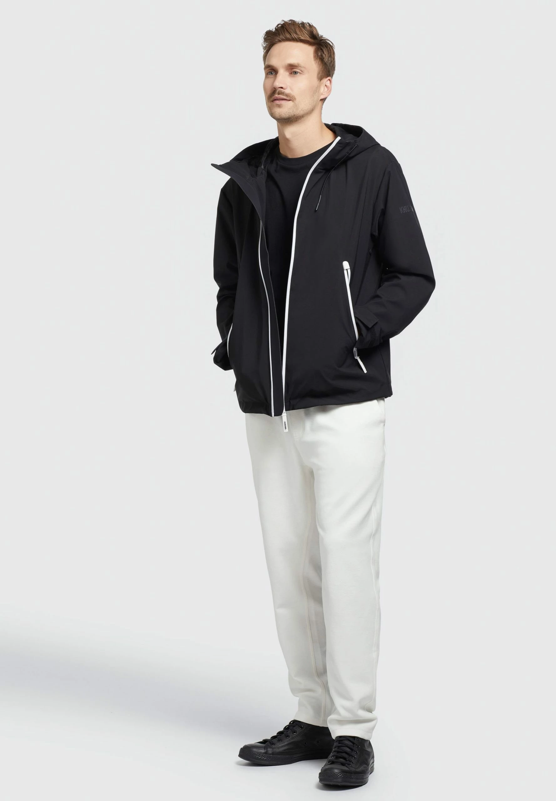 Khujo Neal - Chaqueta Outdoor Hombre Schwarz - Abrigo Impermeable y Ligero 7 Khujo Neal - Chaqueta Outdoor Hombre Schwarz - Abrigo Impermeable y Ligero - Imagen 5