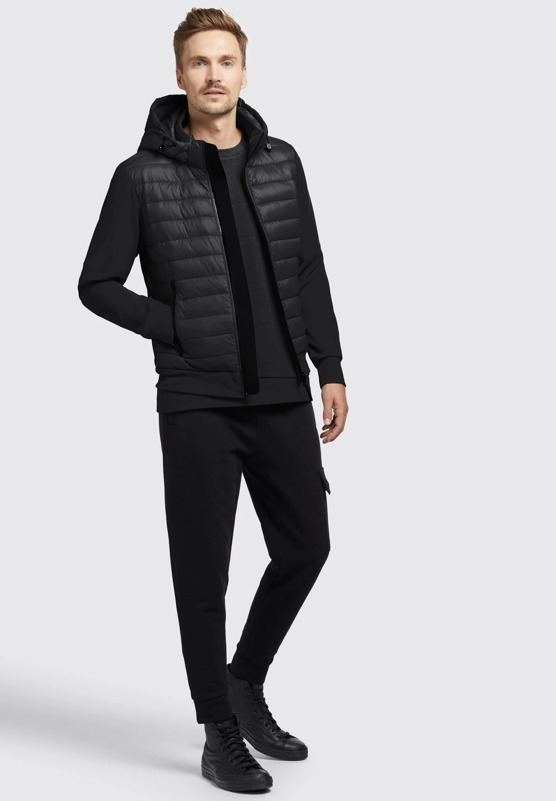 Khujo Bolt Matt - Chaqueta De Entretiempo para Hombre - Schwarz 9 Khujo Bolt Matt - Chaqueta De Entretiempo para Hombre - Schwarz - Imagen 7