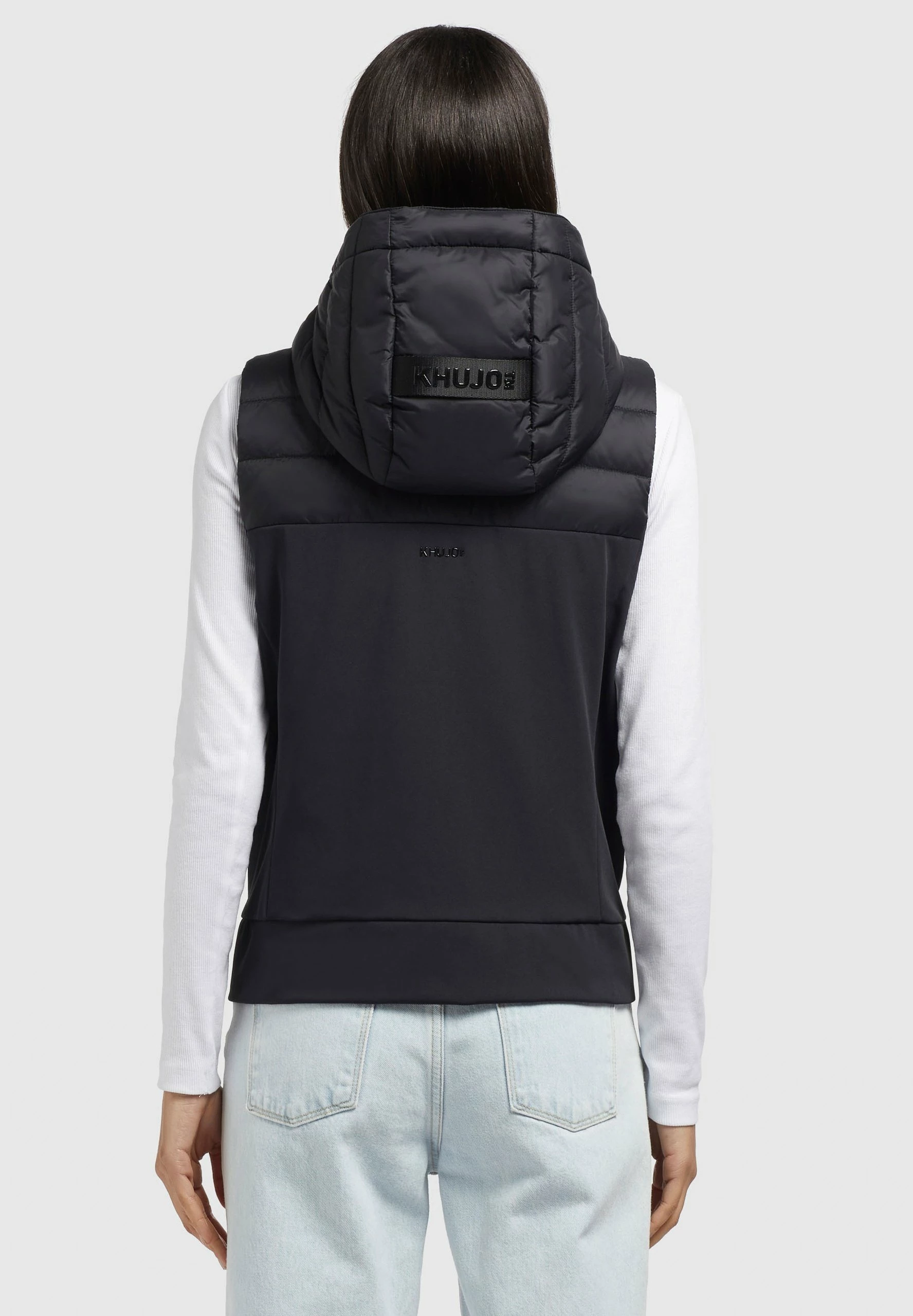 Khujo Fabia Matt - Chaleco - Schwarz 5 Khujo Fabia Matt - Chaleco - Schwarz - Imagen 3